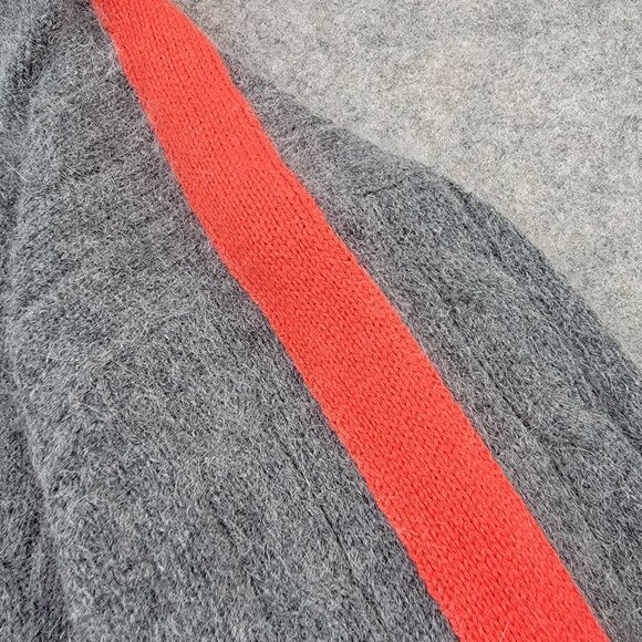 Eddie Bauer Sweater Women’s Large Gray Angora Blend Turtleneck Vintage - Picture 4 of 10